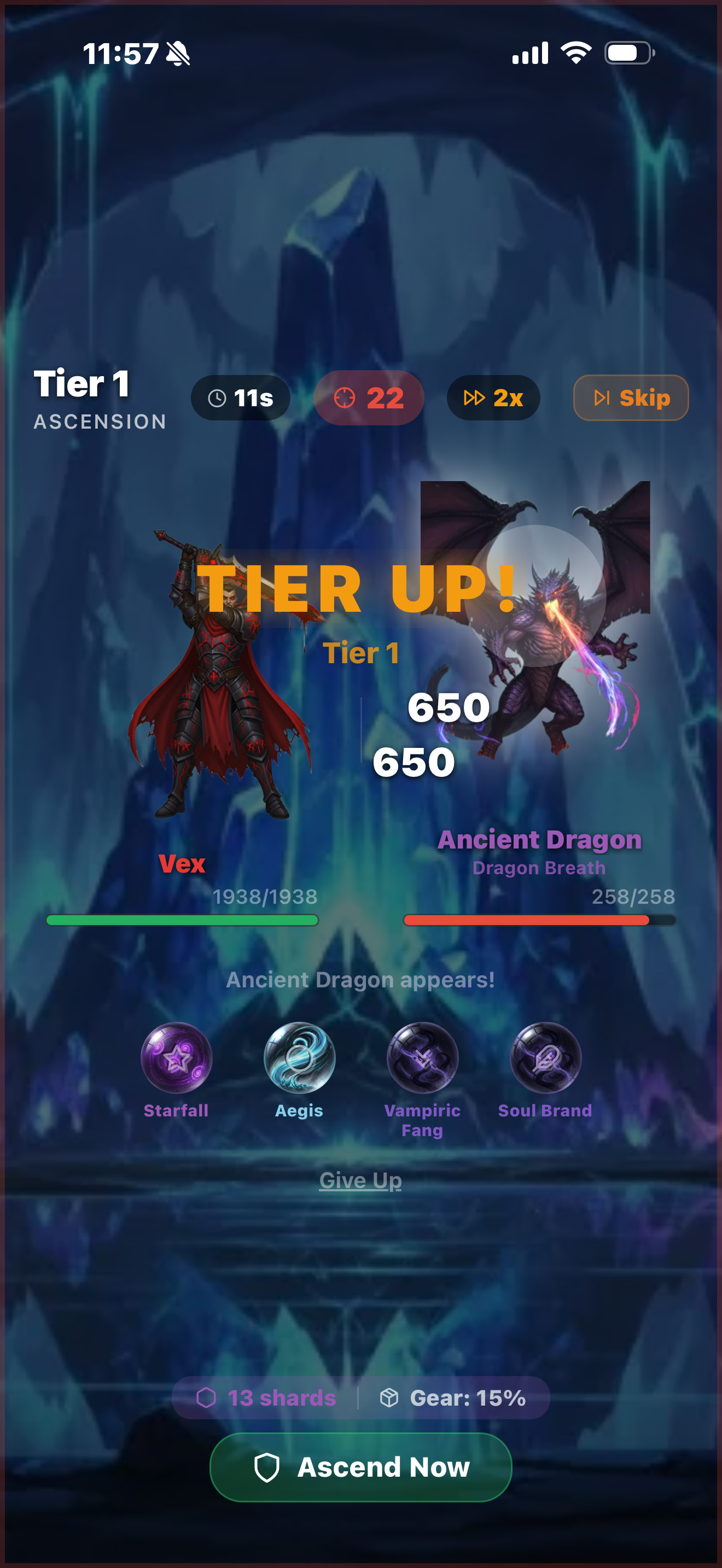 Battle — Tier Up!