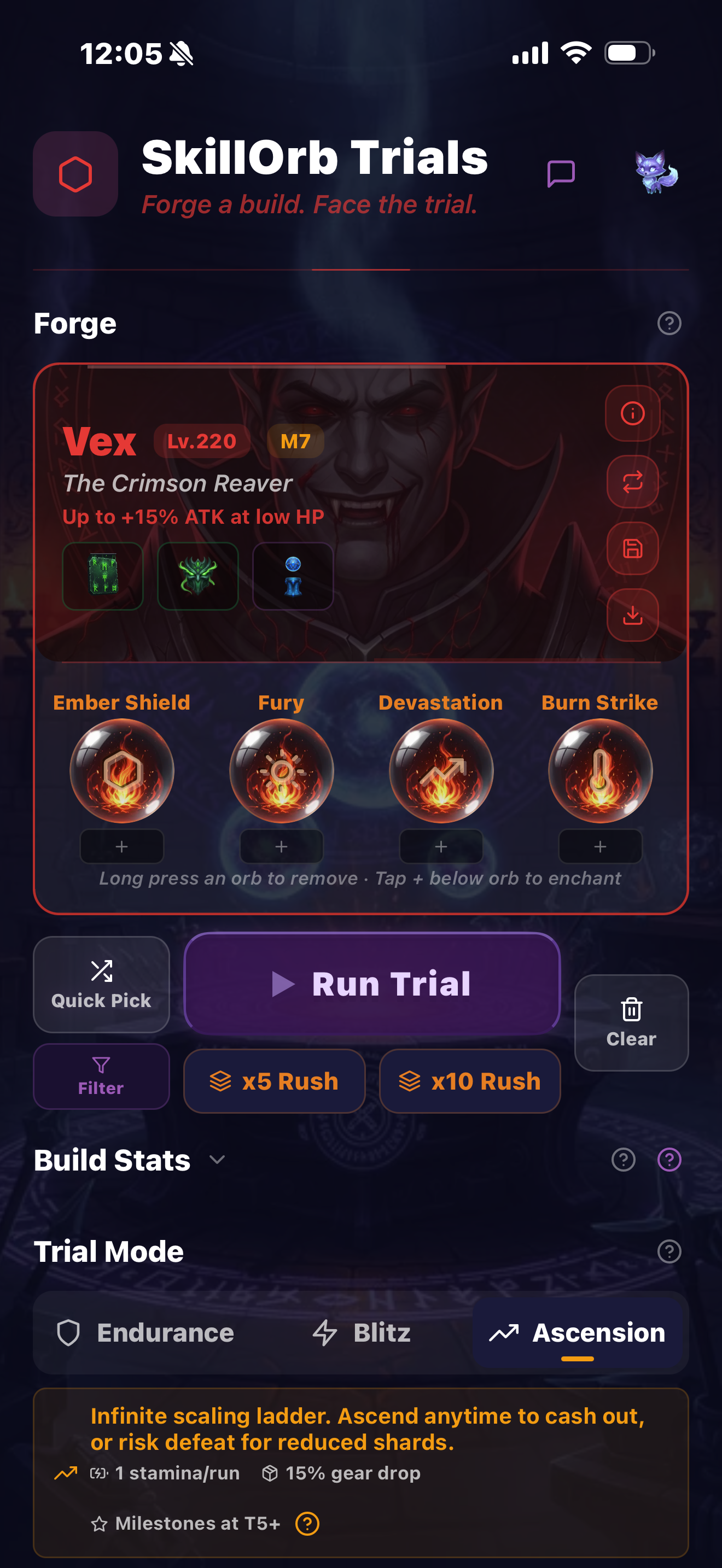 Advanced build with orbs